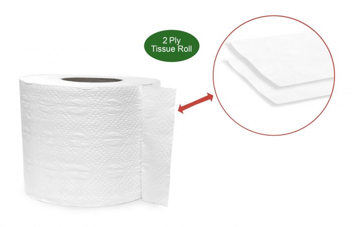 Claret Toilet Roll 9 in 1 (2 Ply)