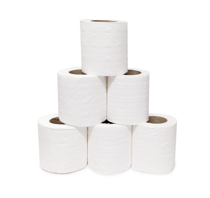 Claret Toilet Roll 6 in 1 (2 Ply)