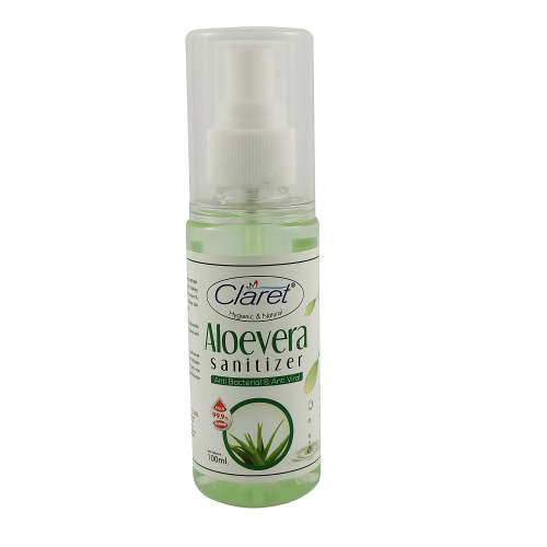 Claret Aloevera Sanitizer (100 ml)